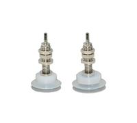 1Pcs PBFS Series Double Layer Vacuum Chucks PBFS-06/08/10/15/20/25/30/35/40/50-S White Vacuum Suction Cup(PBFS-35X6-S)