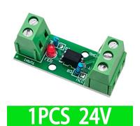 1PCS PC817 EL817 3V-5V 12V 24V Photoelectric Isolator Rail Holder Drive Motor Board1 Way Optocoupler Isolation Module(Input24V)