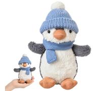 1Pcs Penguin Teddy, Blue Penguin Plush Toy with Soft Fabric, Adorable Penguin Stuffed Animal for Comfort and Decoration, Cuddly Penguin Plushie for All Ages and Occasions
