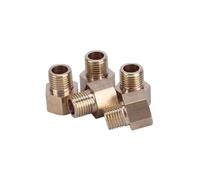 MEXEWORD 1pcs Pipe Fitting Adapter M8 M10 M12 M14 M16 M18 M20 Metric Female To Male Thread Brass Pipe Fitting Adapter Coupler Connector For Fuel Gas Water(F M18x1.5-M M14x1.5)