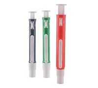 1pcs Pipette Aid Fast Release Manual Pipettor Pump for Graduated Transfer Pipettes - Easy to Use and Clean(Blue,Single 25ml)