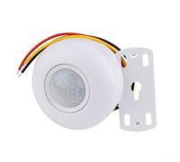 1PCS PIR Motion Sensor Ceiling Switch with Electrical Life of 100,000, 10A Rated Current, Supports Multiple Lighting Types and Wide Application Range