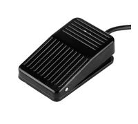 1pcs Plastic Electric Foot Pedal Switch on off 1 Nonslip Metal Momentary Foot Power switch AC250V 10A(BLACK 16CM)