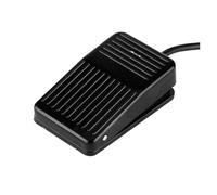 1pcs Plastic Electric Foot Pedal Switch SPDT on off 1NO 1NC Nonslip Metal Momentary Foot Power switch AC250V 10A(BLACK 2M)