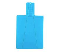 1Pcs Plastic Folding Chopping Board, 38x21.5cm Non-Slip Foldable Cutting Board for Kitchen, Picnic, Cutting Fruits, Vegetables, Meat (Blue)
