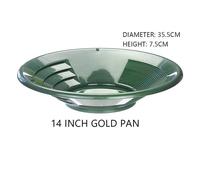 1pcs Plastic Gold Basin Mining Dredging Prospecting River Tool Wash Gold Panning Equipment ,green