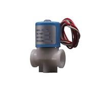 1PCS plastic solenoid valve water dispenser NC AC220V 24V 12V DC 1/4in 1/8in 2-way valve for water purifier RO machine(1/8",AC110V)