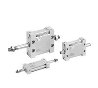 1pcs Plate Cylinder MUW MUWB50 MDUWB50-5DZ -10DZ -15DZ -20DZ -25DZ -30DZ -40DZ -50DZ -75DZ -100DZ DZM Female/Male Thread(-10DMZ,MUWB50)