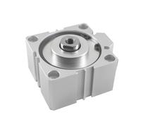 1pcs Pneumatic Air Cylinder SDA Type 20/25/32/40/50/63/80mm Bore 5/10/15/20/30/40/45mm Stroke Aluminium Alloy Pneumatic Cylinder(SDA40 Bore,Stroke 10mm)