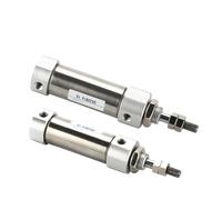 1PCS Pneumatic Air Cylinder Stainless Steel CDJ2B10 CDJ2B16 Mini Double Acting Single Rod Bore 10mm 16mm Stroke 5~150mm with Magnetic(150mm Stroke,Bore 16mm)