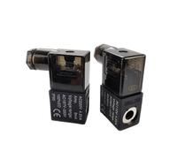 1pcs Pneumatic Air Solenoid Coil Valve Coil Black DC12V DC24V AC110V AC220V for 4v210-08 2v025(Wire Coil 4V110,DC24V)