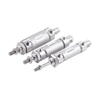 1pcs Pneumatic Aluminum Alloy Cylinder MBL20/25/32/40 * 25/50/75/100/125/150/175/200/225/250/275/300/350/400-S-CA(Stroke 25mm,Bore 20mm)