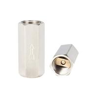 1Pcs Pneumatic Check Valve 1/8" 1/4" 3/8" 1/2" Standard Pipe Thread Female Thread Brass Full Port Non-Return Valve for Air Water Oil Gas(1-4)