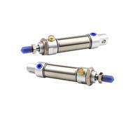 1pcs Pneumatic Cylinder Single-Action Spring Ejection Mini Cylinder MTA16/20/25 * 25/50/75/100/125/150/175/200/250/300 Stainless Steel(Stroke 25mm,Bore 20mm(MSA 20))
