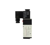 1pcs Pneumatic Electric Solenoid Valve 4V210-08 5 Way 2 Position Control Air Gas Magnetic Valve 12V 24V 220V 4mm-12mm Hose Fittings(4V210-08)