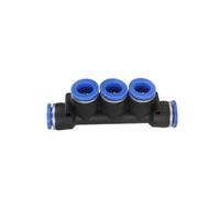 1pcs Pneumatic Fittings PY/PU/PV/PE/HVFF/SA Water Pipes and Pipe connectors Direct Thrust 4 to 12mm/ Plastic Hose Quick couplings(PK 1pcs,OD 10MM)