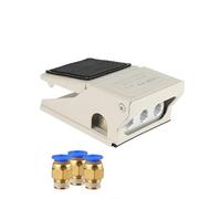 1PCS Pneumatic Foot Pedal Valve 3/2 5/2 Way Rubber Nonslip 2 Position 3 4 5 Port Pressure Control FV320 4F210-08(4F210-08,with 6mm Fitting)