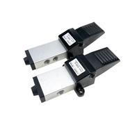 1pcs Pneumatic Foot Valve K23R7-8 Two-Way Three-Way K25R7-8 Two-Way Five-Way Aluminum Body Non-Slip Design(K25R7-8)