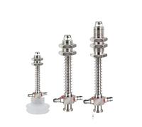 1Pcs Pneumatic Vacuum Suction Cup Manipulator 7mm Mounting Head Accessories Silicone Suction Nozzle Injection Molding Machine Robot(TL-M-L100-7)