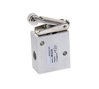 1PCS Pneumatic Valve Switch JM322R 2 Position 3 Way Female Thread 1/4" 12mm Roller Lever Air Mechanical Valve