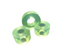 1Pcs Polyurethane shock-absorbing pads, Outer Diameter 80mm Inner Diameter 12mm Thickness 50mm, high elasticity and wear resistance, Yellow, 80x12x50mm