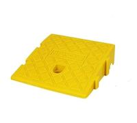 1pcs Portable Curb Ramp for Wheelchairs and Motorcycles - Non-Slip, High Load Capacity, 7cm to 19cm Rise Height(Yellow,25x27x7cm)