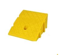 1pcs Portable Curb Ramp for Wheelchairs and Motorcycles - Non-Slip, High Load Capacity, 7cm to 19cm Rise Height(Yellow,25x27x13cm)