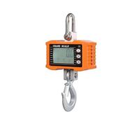 1pcs Portable Digital Crane Scale 1000kg/2204lbs - Industrial Hanging Scale with Backlight, Unit Conversion & Data Hold - Durable, Accurate, Lightweight (Orange)
