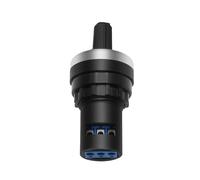 1PCS Potentiometer 1K 2K 5K 10K 20K 50K 100K 200K 500K ohm Resistance Adjustment Switch 22mm Rotary Potentiometer Knob Speed Governor(5K)