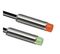 1pcs PR08 Inductive Proximity Sensor Switch M8 Short Type 12-24V DC Non-Flush PR08-2DN PR08-2DP NPN PNP 2mm Sensing Distance(PR08-2DN)