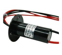 1PCS precision hat-type high-power collector ring high-current conductive slip ring 2-way conductive ring rotating brush carbon brush