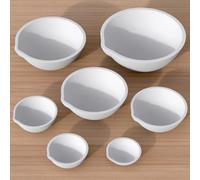 1pcs Premium Quartz Melting Bowl for Gold, Silver, and Copper - High-Temperature Crucible in Multiple Sizes (100g to 5000g)(14cmx12.6cmx5.6cm)