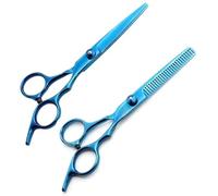 1PCS Professional Hair Cutting Scissors Home Hair Cutting Barber Shears Stainless Steel Hairdressing(Brown)