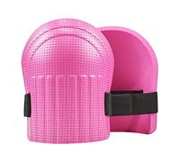 (1PCS) Professional Knee Pads for Work, Heavy Duty Gel Cushion and Foam Padding Knee Pads with Anti-Slip Straps and Easy-Fix Clips for Men, Women, Gardening, Flooring (Pink)