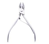 1Pcs Professional Toenail Clippers for Thick Ingrown Nails Wide Opening Non-Slip Long Handle Toenail Cutter Trimmers(Silver)