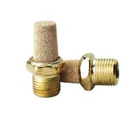 1PCS PST-01 PST-02 PST-03 PST-04 Pneumatic Solenoid Valve Copper Muffler,Thread 1/8" 1/4" 3/8" 1/2" Copper Muffler Exhaust Vent(PST-02)