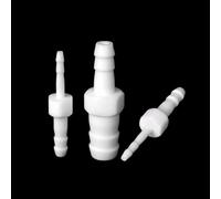1PCS PTFE PEFT Reducing Connector - Variable Diameter Barbed Fittings for Secure Plumbing and Industrial Applications(2.5mm-2.5mm Equal Dia)