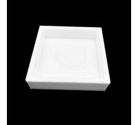 1PCS PTFE Square Plate - 15mm Depth Evaporating Dish, High-Temperature Resistant Polytetrafluoroethylene Tray for Laboratory Use(120x120x15mm)