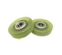 1pcs PU62840-10 Polyurethane Ball Bearing Rollers 8x40x10mm PU Rubber Coated Bearing Pulley 40mm(PU600040-10 10x40x10)