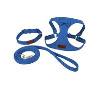1PCS Puppy Accessories Harness For Big Dog Pet Shop Everything Dogs Training Collar Harnesses And Wears Necklaces(Blue,XXS)