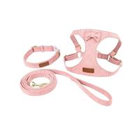 1PCS Puppy Accessories Harness For Big Dog Pet Shop Everything Dogs Training Collar Harnesses And Wears Necklaces(Pink,XS)