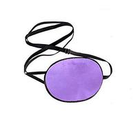 1PCS Purple Adjustable Soft Eye Patch Silk Single Eye Cover Amblyopia Corrected Visual Recovery Eye Patches Full Cover for 1PC Purple Unisex Adult Adjustable Lazy Eye Astigmatism Training Eye Care