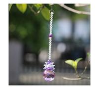 1PCS Purple Chandelier Crystals Ball Prism Pendant Home Decoration Crystals Lighting Lamp Replacement Parts(40mm Ball)