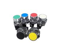 1PCS Push button switch XB2BA31C/42/51/61/21/11 Self-reset tap round point power start button IDGTTLDF(XB2 BA61)