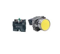 1PCS Push button switch XB2BA31C/42/51/61/21/11 Self-reset tap round point power start button IDGTTLDF(XB2 BA51)