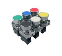 1PCS Push button switch XB2BA31C/42/51/61/21/11 Self-reset tap round point power start button(XB2 BA61)