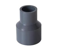 1pcs PVC Pipe Fitting Reducer Connector 75mm-32mm, 200mm-160mm - Blue/White/Grey - Quick Glue Joint for Water Supply(Gray,110x75mm)