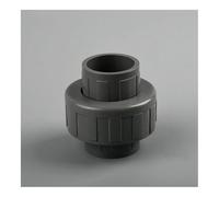 1pcs PVC Pipe Union Straight Connector for Aquarium Hoses and Irrigation, ID 20-110mm, Durable Plastic Fitting(Silver,20mm)