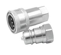 1pcs Quick Release Fitting ISO7241-A NPT ISO A Hydraulic Coupling Connector 1/4" 3/8" 1/2" 3/4" NPT1 Quick Change Interface(NPT-19.05mm)