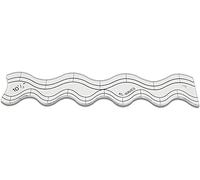 1pcs Quilting Ruler and Template Wave Quilter's Ruler for Domestic Sewing Machine #KL-Waves